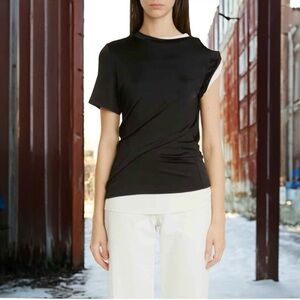 NWT MONSE Asymmetric Jersey Top Size 4 $890